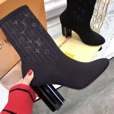 lv heels boots.